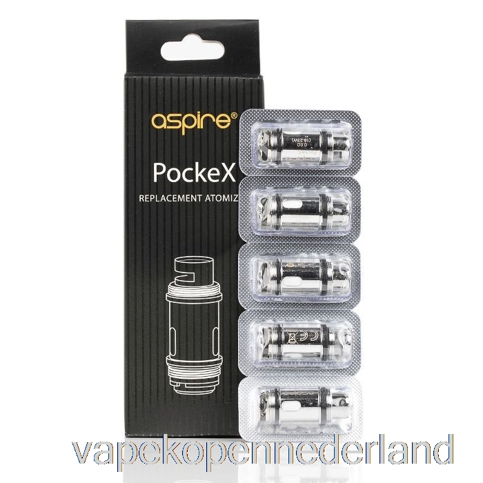 Vape Nederland Aspire Pockex Vervangende Spoelen 0.6ohm Spoelen